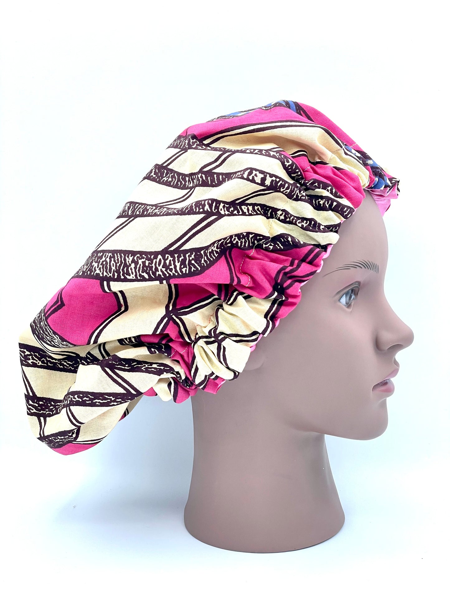 Woody Women Ankara Hair Bonnet