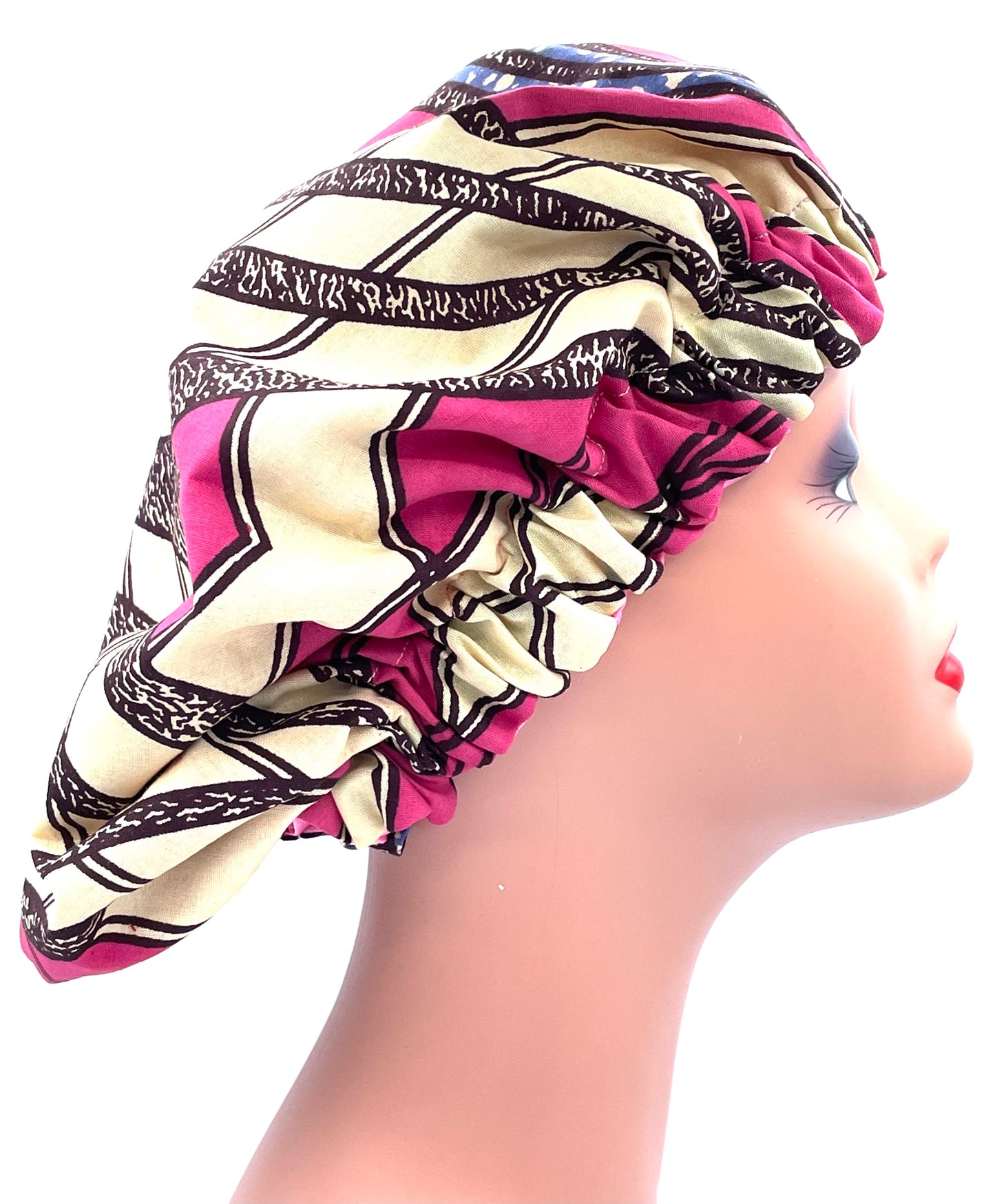 Woody Women Ankara Hair Bonnet