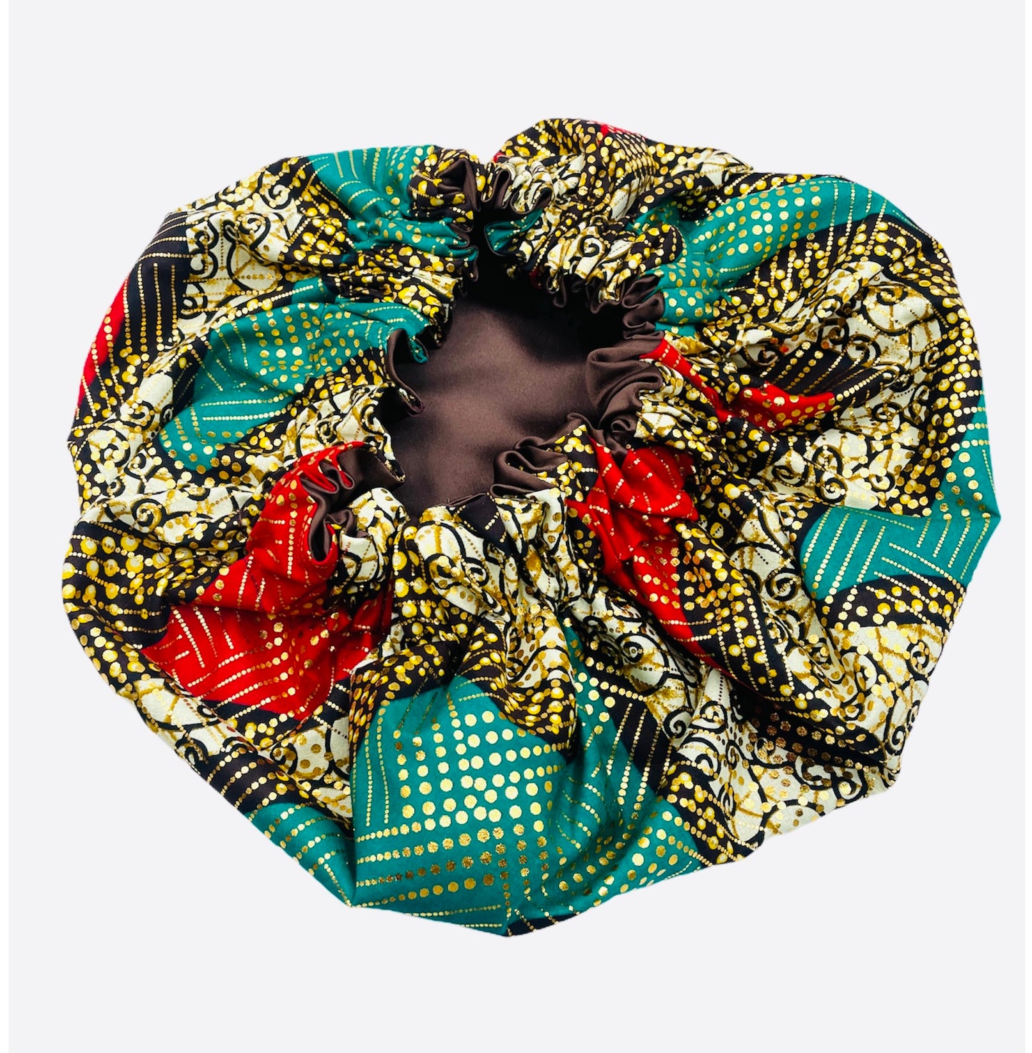 Goldie Brown Young Adult Ankara Bonnet