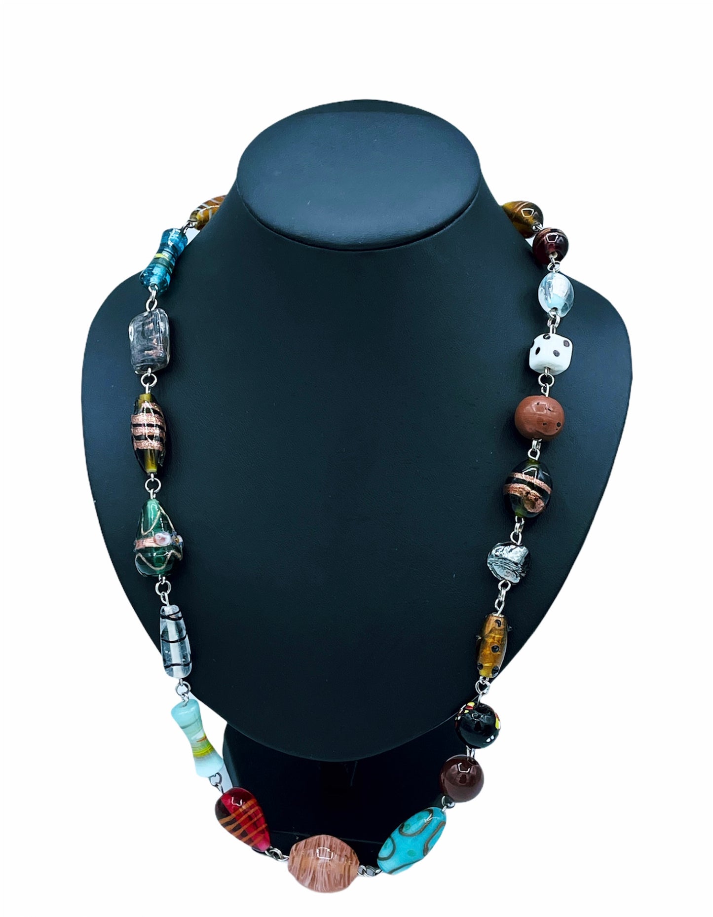Mosaic Rulla Bead Necklace